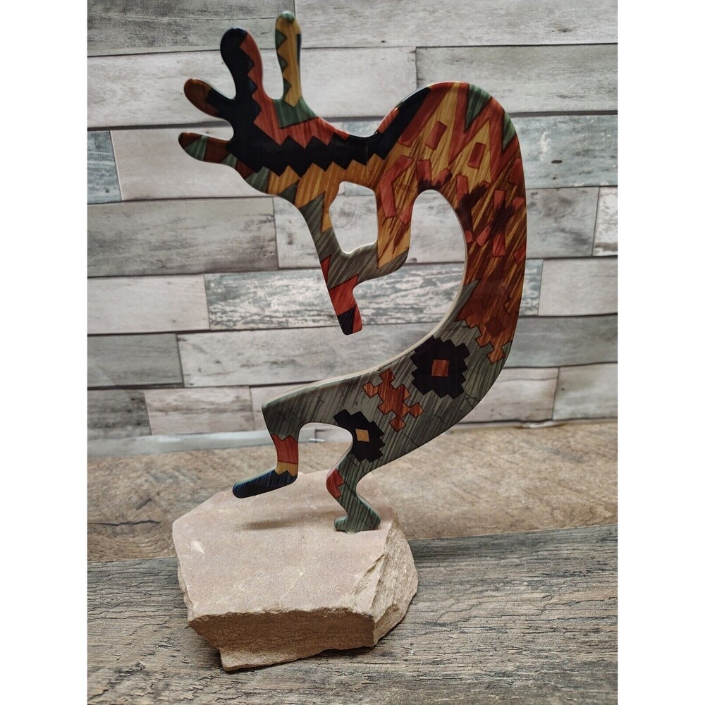 Fertility Deity Kokopelli Native American Folklore Figure Prosperity Fortune 10"